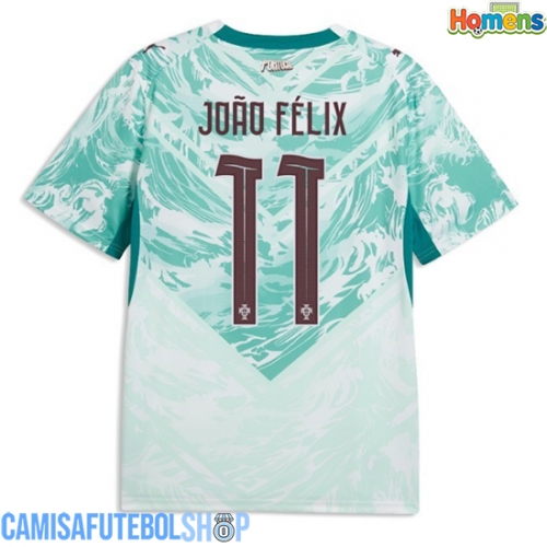 Camisa de time de futebol Portugal Joao Felix #11 Replicas 2º Equipamento Mundo 2026 Manga Curta